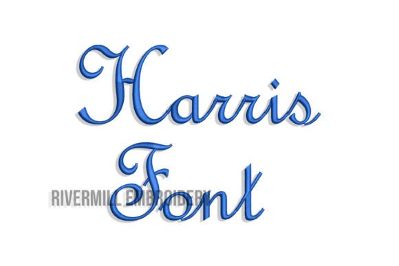 1 Harris Machine Embroidery Font Review