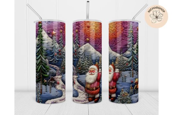 20oz Santa Embroidery Christmas Tumbler2 Review