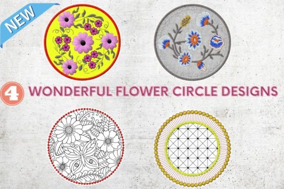 4 Floral Embroidery Designs Review