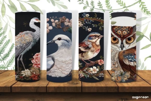 Bird Embroidery Tumbler Wrap Bundle Review