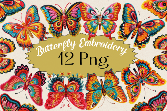 Butterfly Embroidery Clipart Review