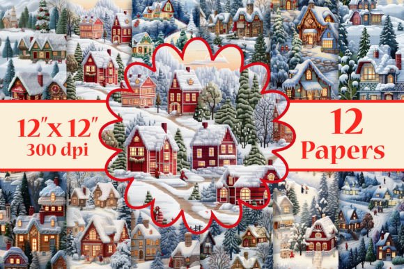 Christmas Embroidery Digital Papers Review