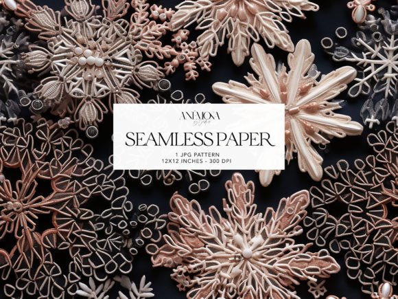Embroidery Christmas Snowflakes Paper Review