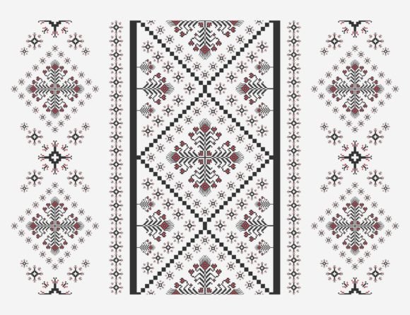 Embroidery Ethnic Floral Pattern Review