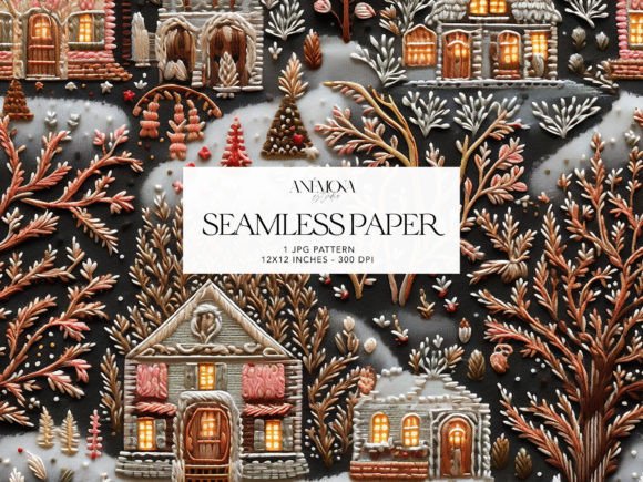 Embroidery Winter Village Paper Review