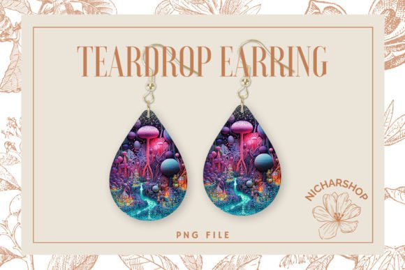 Fantasy Embroidery Teardrop Earring2 Review