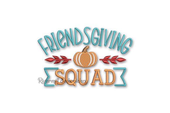 Friendsgiving Squad Embroidery Design Review