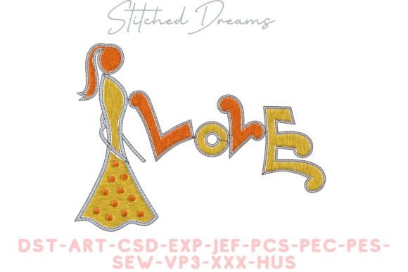 Girl s Love Embroidery Design Review