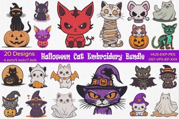 Halloween Cat Lover Embroidery Bundle Review