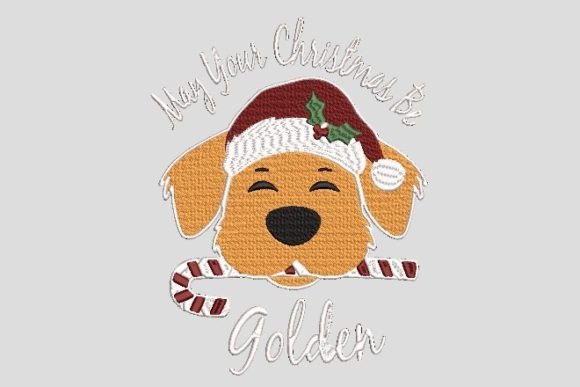 May Your Christmas Be Golden Embroidery Review
