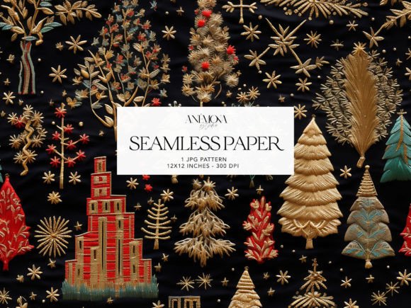 Night Village Christmas Embroidery Paper Review