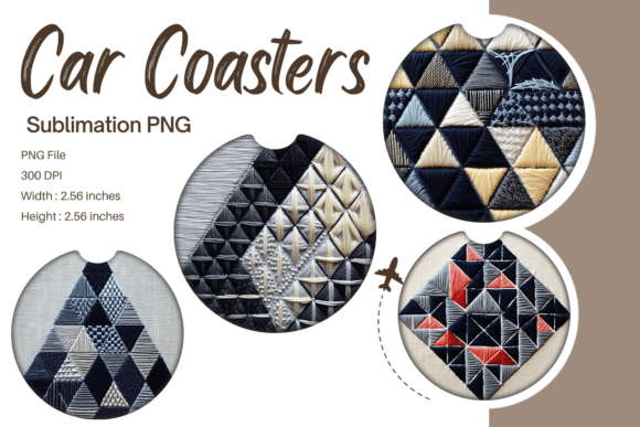 Quilt Embroidery Car Coaster Sublimation Review