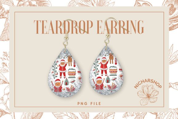 Santa Christmas Embroidery Teardrop1 Review