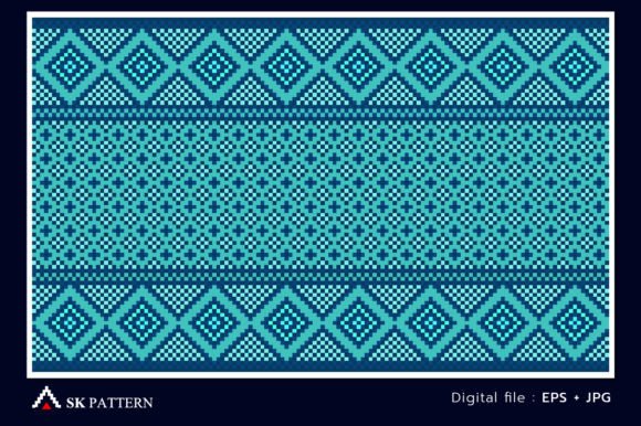 Vector Pixel Ethnic Pattern Embroidery Review